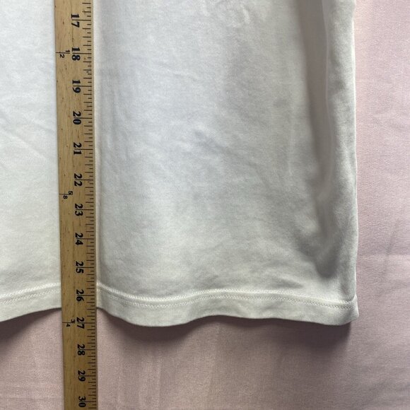 Nautica Classic Fit Short Sleeve Dual Tipped Collar Polo Shirt Men Medium White - Picture 11 of 16